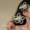 Presilha de Cabelo Exclusiva Flor de Pérola Feita à Mão para Mulheres, Adequada para Penteados Presos, Presilha Jacaré para Cabelo Semi-Preso, Acessório de Cabelo, Ornamento de Cabelo