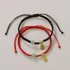Cuerda de Mano para Pareja Marca Fu para Mujer Ins Lujo Ligero Nicho Diseño de Alta Gama Pulsera Simple Versátil Pulsera de Regalo de Cumpleaños
