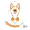 Diadema de Animales para Halloween Orejas de Cachorro Azules de Dibujos Animados Diadema de Perro Accesorios para Convención de Cómics Accesorio para el Cabello Verano Transfronterizo