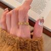 Anillo Erecy de Estilo Palacio de Nuevo Estilo Chino Estilo Nacional Color Ciudad Prohibida Esmalte Cloisonné Decoraciones de Ventana Anillo Abierto para Mujer