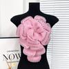 Novo tecido de alta qualidade com contas tridimensionais multicamadas, flor grande, roupas DIY, vestido, adereço de cabeça, acessórios de cabelo, corsage, joias