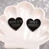 Comercio Exterior Más Vendido Forma de Corazón Versátil Broche Decorativo Serie Divertida de Letras Inglesas Insignia Fija para Mochila Chaqueta