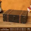 Caja de Almacenamiento Antigua de Madera Caja de Almacenamiento de Joyería Cosméticos de Escritorio Caja de Madera Caja de Accesorios para Manualidades Caja de Tesoros de Juguetes