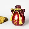 Botella de Licor Botella Vacía 500ml Jarra de Cerámica Retro para Vino Botella de Vidrio Japonesa Sellada de Fábrica Jarra de Vino de 1.5 Jin