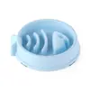 Tigela para Pet com Design de Espinha de Peixe para Alimentação Lenta, PP Ecológico, Design de Alimentação Lenta para Cão e Gato