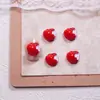 Accesorios Populares de Dibujos Animados para Uñas Xiaohongshu Rodaja de Manzana Estéreo Accesorios de Uñas de Frutas Accesorios Desgastables para Uñas DIY