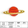 Etiqueta de bordado por computadora etiqueta de tela autoadhesiva Parche de astronauta Animal Planet pegatinas accesorios de ropa insignia bordado pegatinas de tela