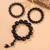 Pulseira de Sândalo Vermelho de Folha Pequena Indiana Estrela Dourada Brilhante 108 Contas Contas de Oração Contas de Oração de Sândalo Vermelho Pulseira Feminina de Múltiplos Círculos