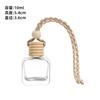 Colgante Perfume para Coche 5ml Botella de Fragancia Difusor de Aceites Esenciales para Coche Fragancia Botella Vacía Botella con Forma Especial Botella de Vidrio con Forma Especial