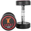 20kg15kg Equipo de Fitness Ajustable para el Hogar para Hombre Mancuerna Mancuerna Recubierta de Goma Juego Combinado de Barra