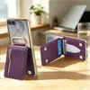 Aplicable a Funda para Samsung Z Flip 8 Flip Cover Portatarjetas Billetera con Cremallera para Monedas Soporte Hebilla de Anillo para Dedo zflip7 Funda Protectora