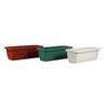 Macetas de Plástico Houlen, Creativas Cajas Rectangulares para Plantar Verduras y Flores en Balcones, Macetas de Plástico Espesado al por Mayor