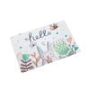 Impresso pvc placemat das crianças cross-border para o coelhinho da Páscoa Teslin tapete de mesa isolamento térmico mat saída de fábrica