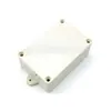 Carcasa de plástico, blanca, con orejas de montaje, caja de conexiones para montaje en pared, carcasa para instrumento de equipo de control industrial