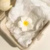 Horquilla de Flor de Huevo Fresca Estilo Dulce de Viaje Horquilla Linda Todo-partido Tocados de Alta Gama Atmósfera Festiva Pinza de Agarre