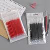Papelaria 20 recargas 0,5 Preto neutro recargas preto vermelho azul recargas para 0,38 meninas Papelaria para exame de escritório