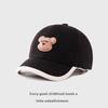Sombrero Japonés para Bebé Coreano Lindo de Dibujos Animados de Oso Gorra de Béisbol para Ocio al Aire Libre Gorra Deportiva Parasol para Niños