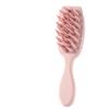 Pente de silicone para shampoo com cabo longo, escova para limpeza do couro cabeludo, anti-coceira, artefato de lavagem do cabelo, pente de massagem no couro cabeludo