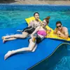 Esterilla flotante XPE portátil para agua, almohadilla flotante marina plegable y almacenable, cama flotante de espuma para juegos en piscina apta para familias