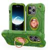 Comercio Exterior Tres en Uno Soporte de Doble Anillo para iPhone15pro Apple 15m Funda de Teléfono de Dibujos Animados de Spider-Man