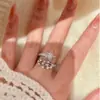 Anillo Abierto de Zirconia con Pentagrama 2026 para Mujer, Anillo de Dedo Índice con Cielo Estrellado de Lujo Ligero de Nicho, Anillo de Moda, Gama Alta de Lujo Ligero