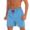 Bañadores para Hombre, Anti-Vergüenza, Boxer para Hombre Talla Grande Holgado de Secado Rápido, Pantalones de Baño para Aguas Termales de Doble Capa, Pantalones de Playa