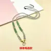 Cadena de collar thangka amuleto de Buda al por mayor, amatista natural, cristal de fresa, ágata, cadena de cuentas versátil con cierre universal, cadena de cristal