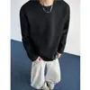 Camiseta de manga comprida patchwork estilo americano, nova coleção de outono masculina, estilo coreano, com um design sofisticado e minimalista, criando um visual cool e estiloso, moletom casual versátil para homens