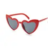 2025 Nuevas Gafas de Sol para Fiesta Transfronterizas Europeas y Americanas Amor Alienígena para Mujer Moda Popular en Internet Gafas de Sol Adelgazantes para Rostro Grande
