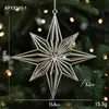 Pendente de Plástico Prateado de Formato Especial Transfronteiriço Galvanizado Brilhante Acessórios de Pingente de Árvore de Natal Decorações de Natal