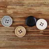 Botones biselados de hueso de vaca en caqui y gris claro, hechos de material de hueso de vaca natural, para abrigos, chaquetas y camisas de otoño e invierno