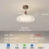 Nova Luminária Ventilador Invisível Moderna Minimalista para Sala de Estar, Luminária Ventilador de Teto Estilo Nórdico para Sala de Jantar, Luminária Ventilador Silenciosa Protetora para os Olhos para Quarto