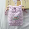 Nueva Bolsa de Almacenamiento Simple de Algodón Acolchado, Bolsa Portátil con Cordón, Bolsa de Almacenamiento para Cámara Anti-Caídas y Anti-Rayaduras, Bolsa Pequeña para Artículos de Tocador