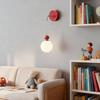 Espectro Completo Lámpara de Pared de Noche para Dormitorio Infantil Moderna Simple Atmosférica Estilo Crema de Celebridad de Internet Estilo Pastoral Lámparas de Sala de Estar