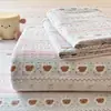 2026 Novo Estilo Fio Bouclé Lençol de Cama Peça Única para Casa Quarto Dormitório de Estudante Conjunto de Lençóis de Cama Solteiro/Casal Adequado para Todas as Estações