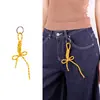 Lanyard de Jeans Dopamina Nuevo Europeo y Americano Serie Miu Bolso Versátil de Moda Llavero Cuerda de Accesorio para Mochila