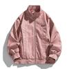2025 Otoño Nuevo Chaqueta de Motociclista para Hombre Marca Americana de Moda Chaqueta de Cuero de Cuello Alto Simple Versátil Chaqueta de Cuero Holgada de Moda