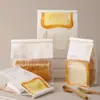 Bolsa de embalaje para pan tostado de 450 g, bolsa Bego Ou, bolsa para hornear galletas, bolsa de embalaje de papel kraft.