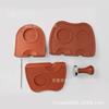 Recomendado Transfronteiriço Silicone Pó Compacto Fosco Tapete Antiderrapante Acessórios para Café Espresso Tapete Antiderrapante Tapete para Canto de Café em Estoque