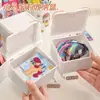 Caja de Almacenamiento Blanca Leche con Tapa abatible para Guka My Little Pony Película de Tarjeta Almacenamiento y Organización, a Prueba de Polvo y PP a Prueba de Polvo