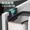 Cubo de Basura para Baño Montado en Pared para Huecos Hogareño Cubierto para Inodoro con Tapa Cocina Colgante de Pared Colgante de Pared para Inodoro