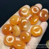 Jade de Seda Dorada Natural 21mm Hebilla de Paz Cuentas Sueltas Venta al por Mayor Colgantes para Joyería de Jade DIY Pulsera Collar Amuletos Venta al por Mayor