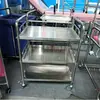 Carrinho de Tratamento de Aço Inoxidável Carrinho de Curativos Carrinho Suporte para Instrumentos Carrinho de Salão de Beleza Sala de Operações Carrinho Médico Carrinho Suporte para Instrumentos Médicos