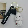 Chaveiro Pingente Boneco Guerreiro Negro Ninja Desenho Animado Criativo Transfronteiriço Acessórios para Chaveiro de Bolsa de Casal Chave de Carro