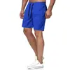 Transfronterizo 2024 moda masculina comercio exterior pantalones casuales color liso pantalones de playa shorts deportivos para fitness de hombre diez colores