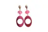 Pendientes de Acrílico Hechos a Mano de Lujo Ligero Estilo Transfronterizo Europeo y Americano, Estilo Vintage, Pendientes de Moda de Gama Alta para el Día a Día al por Mayor