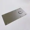 Cubierta de Clip para Puerta de Vidrio de Acero Inoxidable 304, Placa Pequeña de Cubierta de Clip para Puerta, Cubierta de Bisagra para Puerta de Vidrio, Clip Superior, Clip Inferior, Clip Curvo, Placa de Hebilla