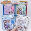 Novo Modelo 2025 E005 Sanrio Caderno Pequeno com Caneta, Mini Planejador Fofo de Desenho Animado, Caderno Portátil com Caneta para Estudantes