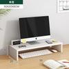 Rack Elevado para Computador Monitor Prateleira Dormitório Escritório Laptop Desktop Suporte Suporte Rack de Armazenamento de Mesa