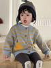 Chaqueta de Punto para Niños Atuendo de Otoño Ropa de Bebé Estilo Coreano de Otoño Ropa Infantil 2026 Nuevo Conjunto de Manga Larga para Niños Estilo Otoño